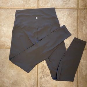 grey lululemon align full length leggings